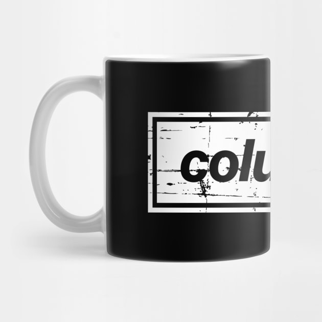 Columbia - The Mancunian Indie Anthem White by Butter Creative